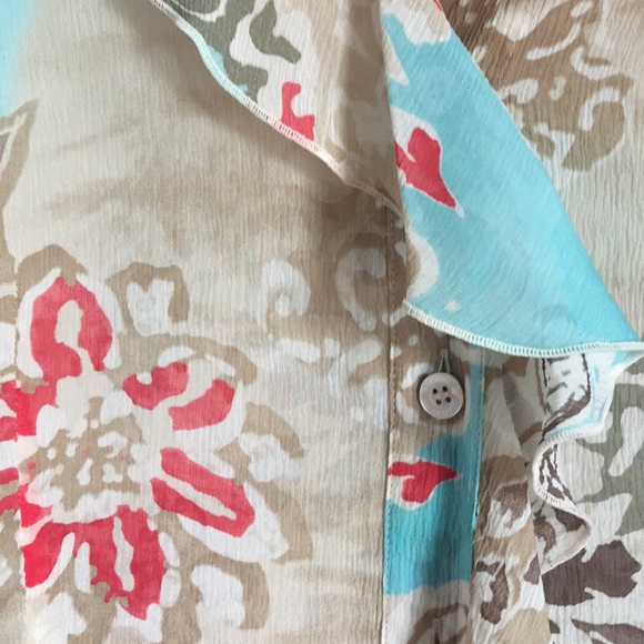 🌷 ESCADA Sport Silk Blouse, Size 42 - Picture 7 of 8